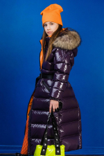 Пальто для девочки GnK З-879 превью фото