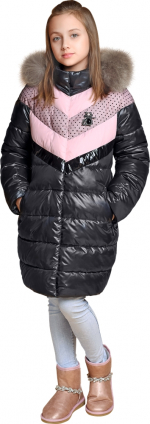 Пальто для девочки GnK ЗС-781 превью фото
