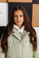 Пальто для девочки GnK С-792 превью фото